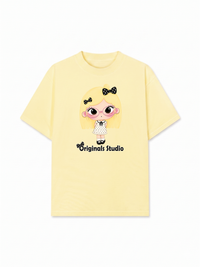 Áo Thun Relaxed Fit  Cute Dotty Girl