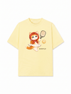 Áo Thun Relaxed Fit Pickleball Girl Meow