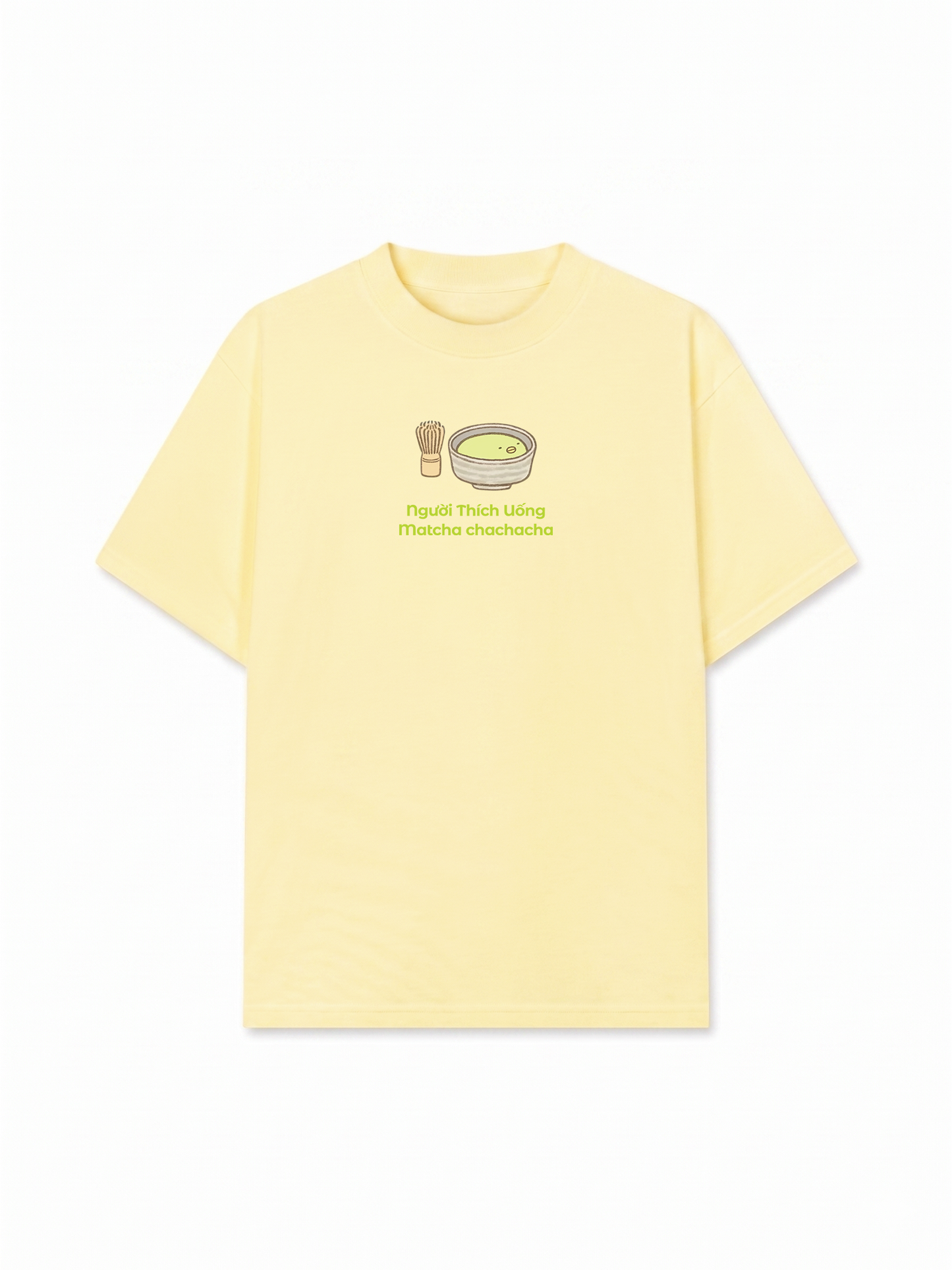 Áo Thun Relaxed Fit Người Thích Uống Matcha