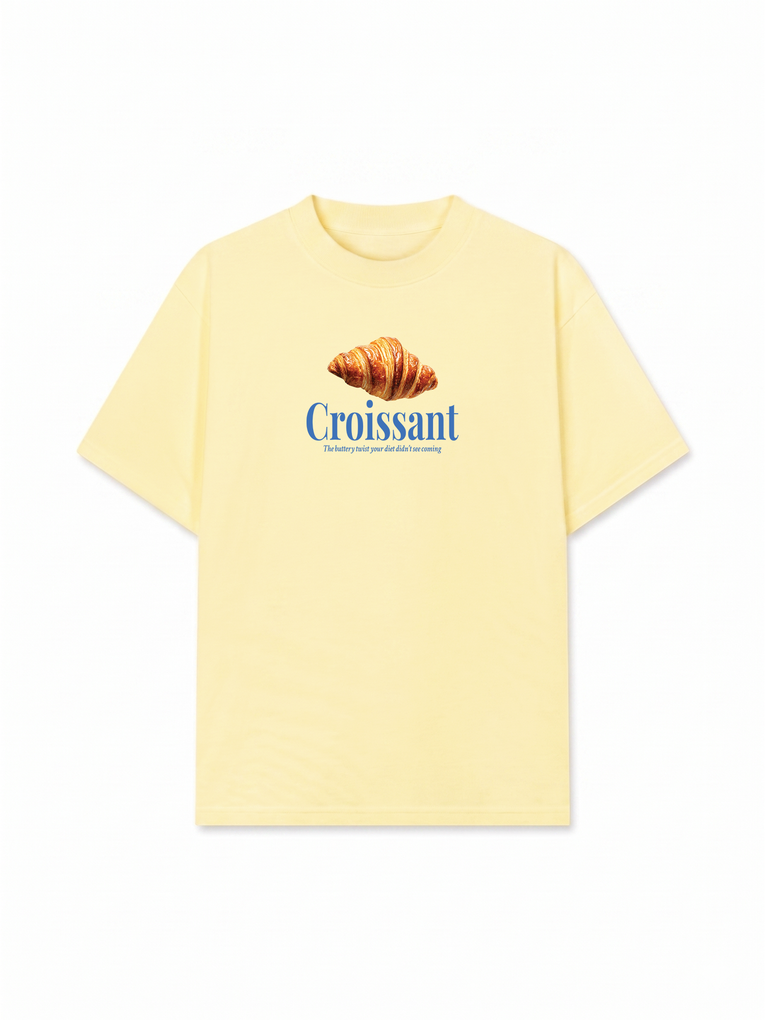 Áo Thun Relaxed Fit Croissant Quote