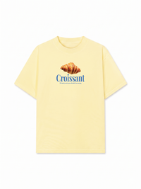 Áo Thun Relaxed Fit Croissant Quote