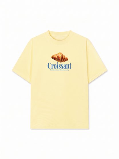 Áo Thun Relaxed Fit Croissant Quote