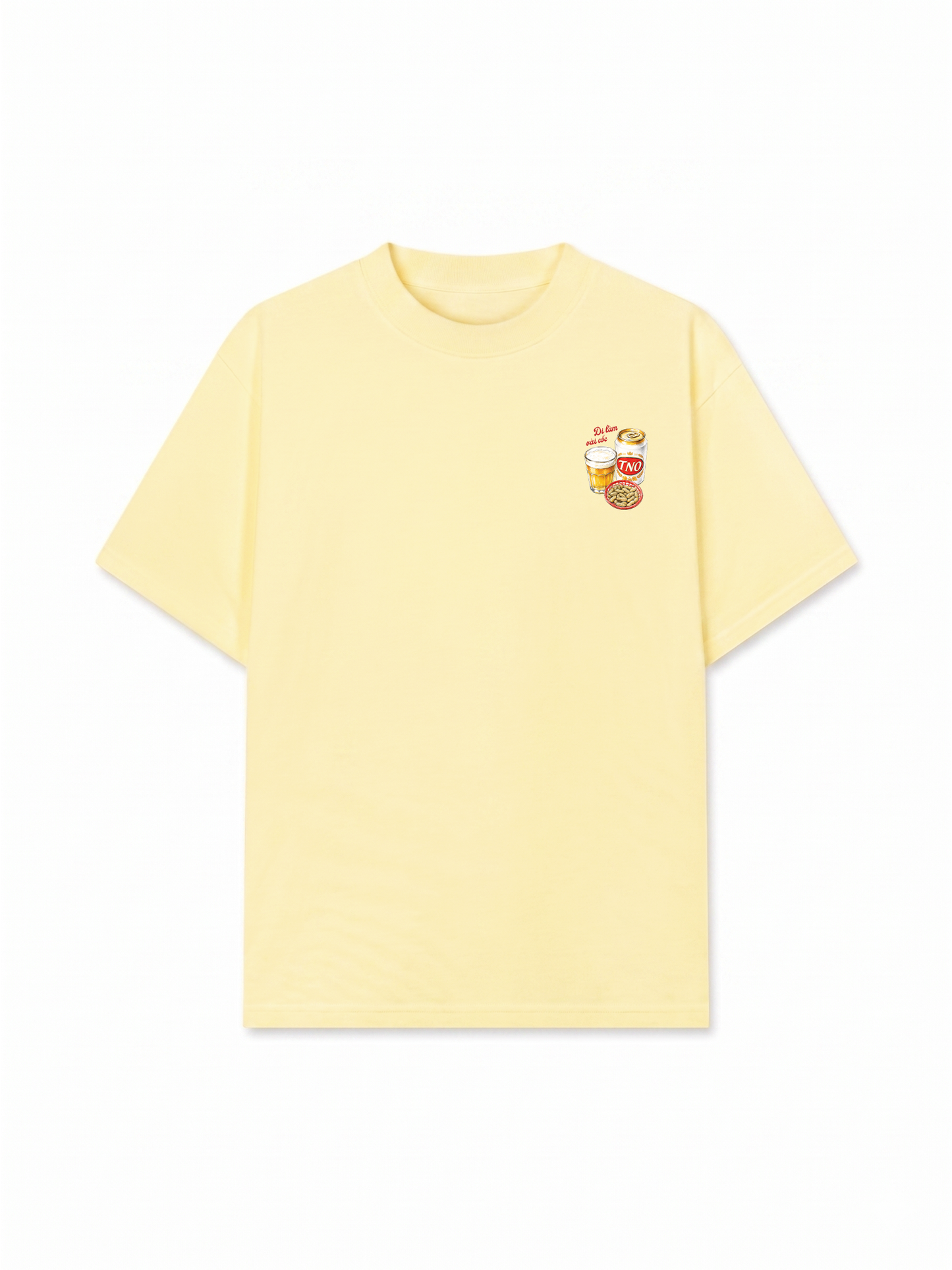 Áo Thun Relaxed Fit Đi Làm Vài Cốc