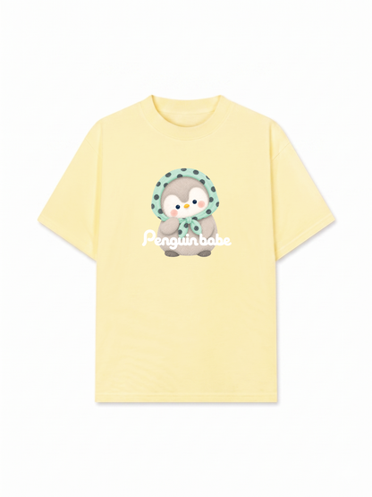 Áo Thun Relaxed Fit Penguin Babe