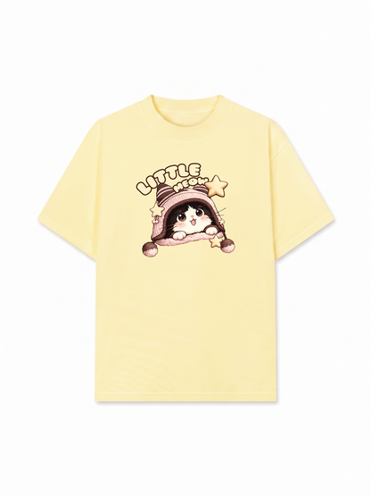 Áo Thun Relaxed Fit Little Meow