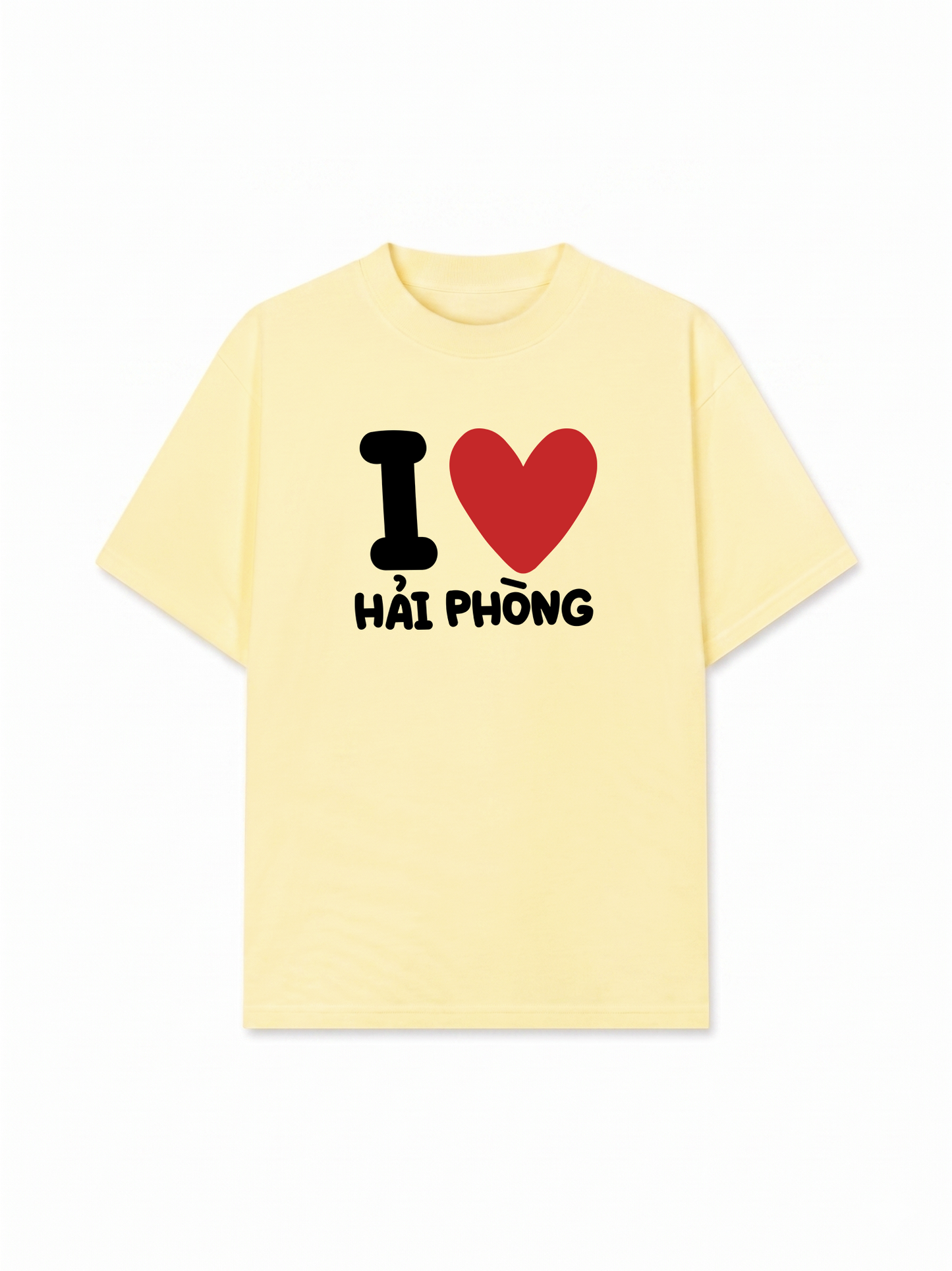 Áo Thun Relaxed Fit I Love Hải Phòng
