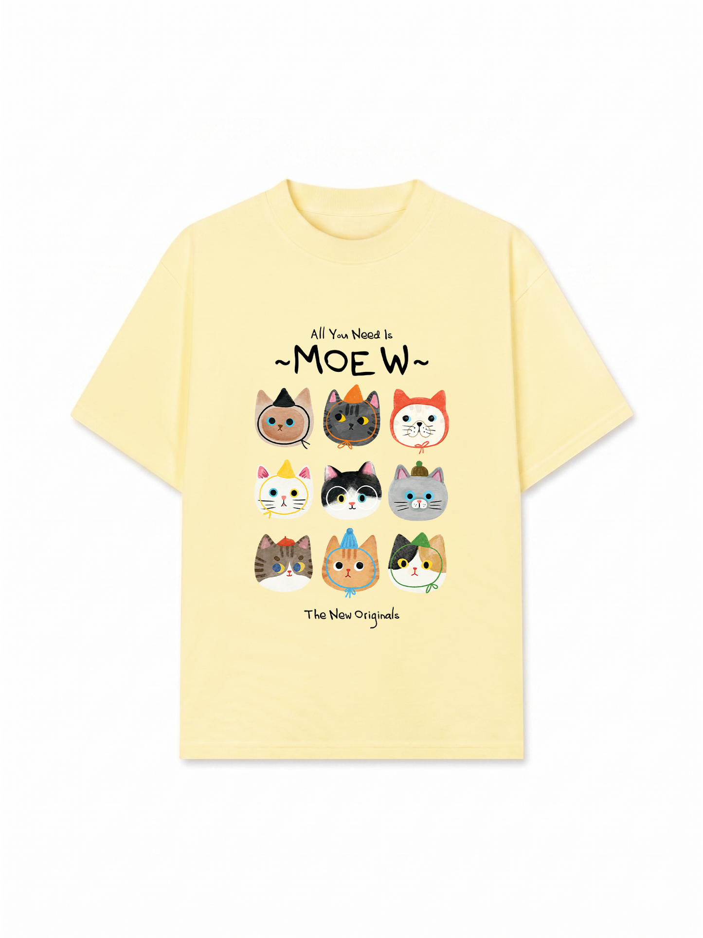 Áo Thun Relaxed Fit All You Need Is Moew