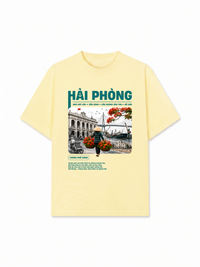 Áo Thun Relaxed Fit Thành Phố Cảng