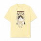 Áo Thun Relaxed Fit  Meowy Cat Cream