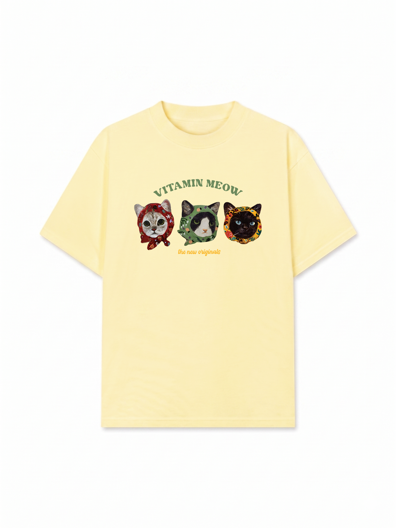 Áo Thun Relaxed Fit Vitamin Meow