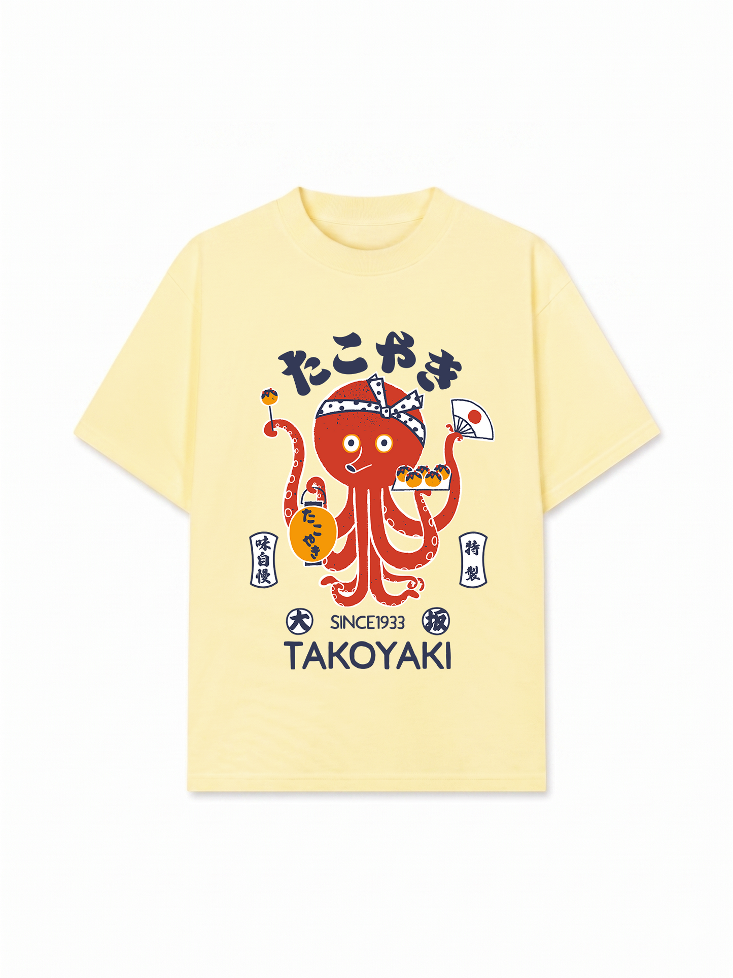 Áo Thun Relaxed Fit Takoyaki Chan