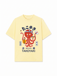 Áo Thun Relaxed Fit Takoyaki Chan