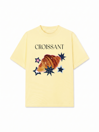 Áo Thun Relaxed Fit Croissant Y2K