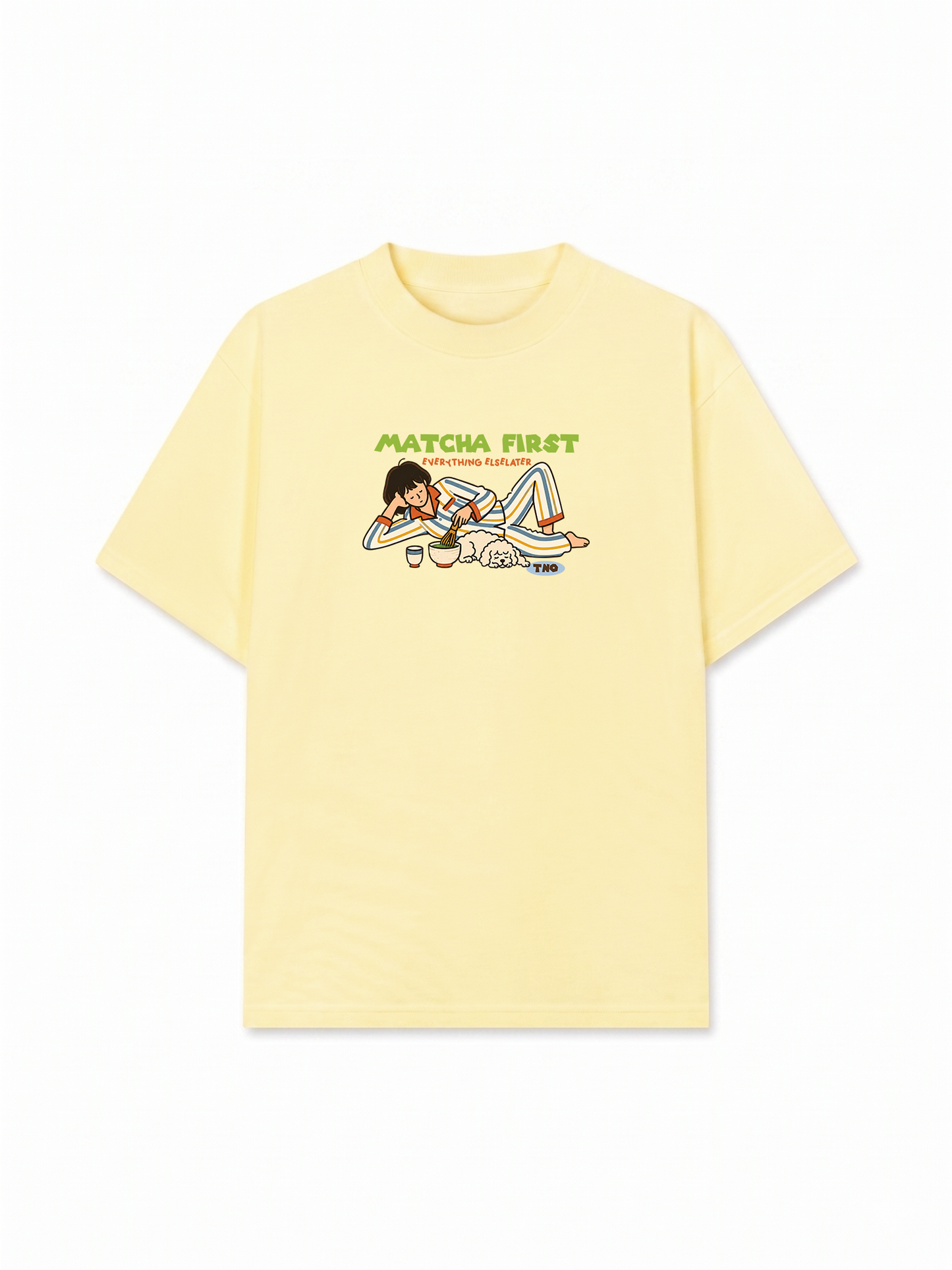 Áo Thun Relaxed Fit Matcha First