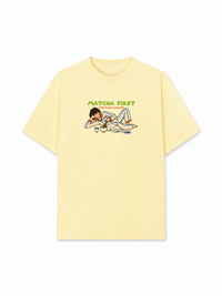 Áo Thun Relaxed Fit Matcha First