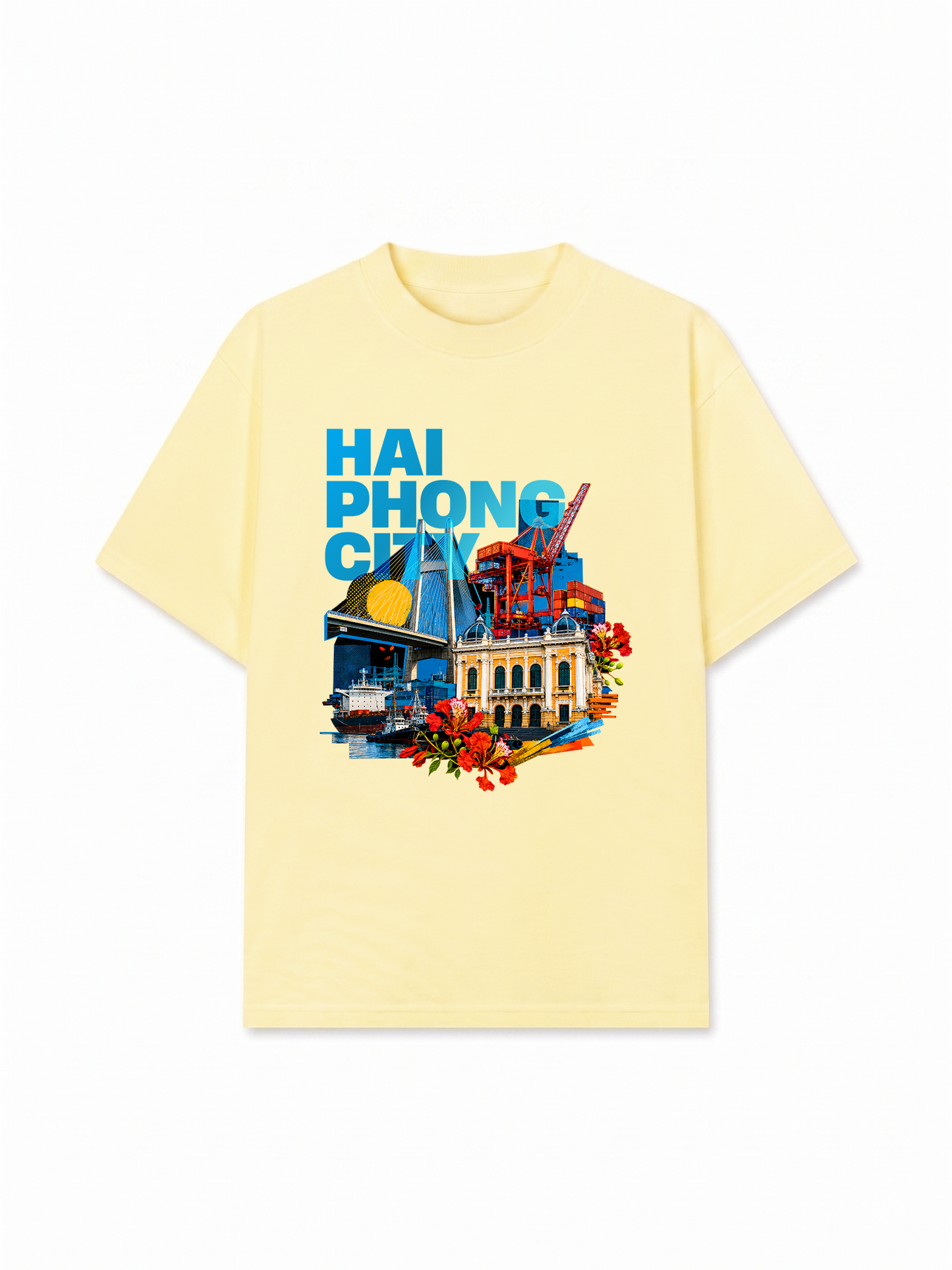 Áo Thun Relaxed Fit Hai Phong City