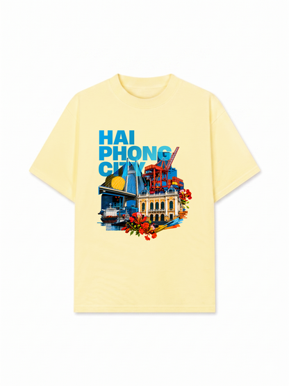 Áo Thun Relaxed Fit Hai Phong City