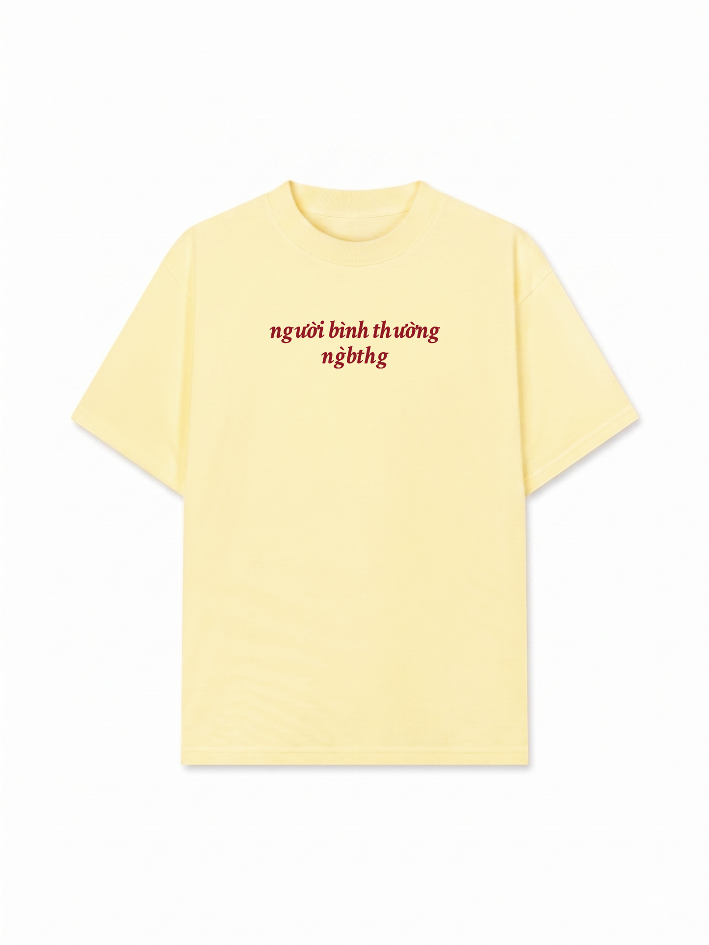 Áo Thun Relaxed Fit Người Bình Thường