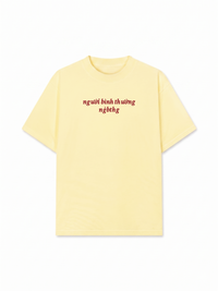 Áo Thun Relaxed Fit Người Bình Thường