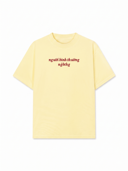 Áo Thun Relaxed Fit Người Bình Thường
