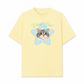 Áo Thun Relaxed Fit Cutie Girl Blue Tiffany
