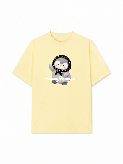 Áo Thun Relaxed Fit Happy Penguin