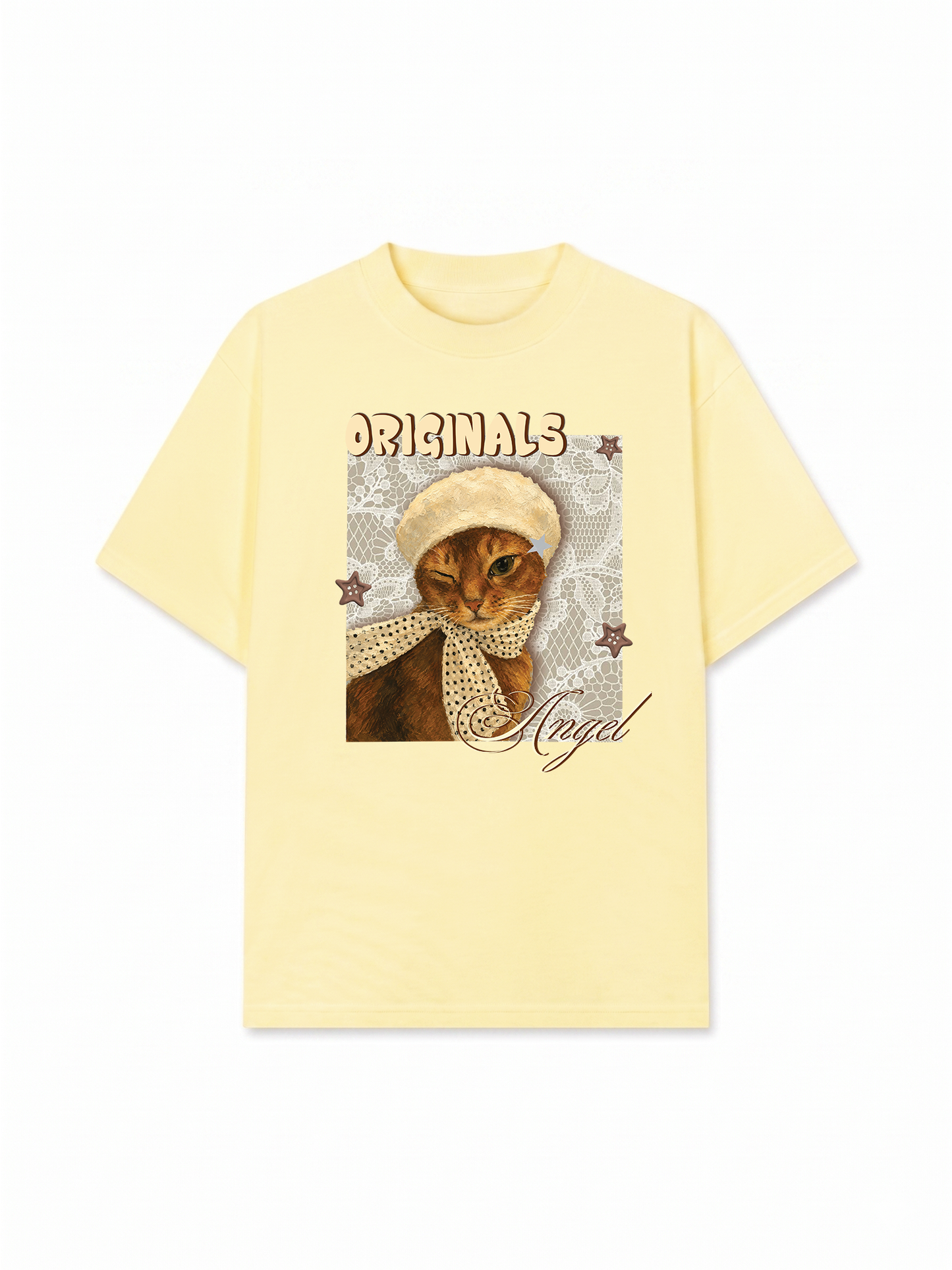 Áo Thun Relaxed Fit Originals Angle Meow