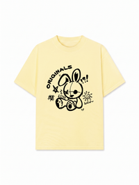 Áo Thun Relaxed Fit Black Rabbit