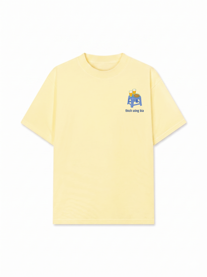 Áo Thun Relaxed Fit Thích Uống Bia
