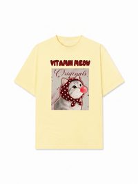Áo Thun Relaxed Fit Red Vitamin Meow