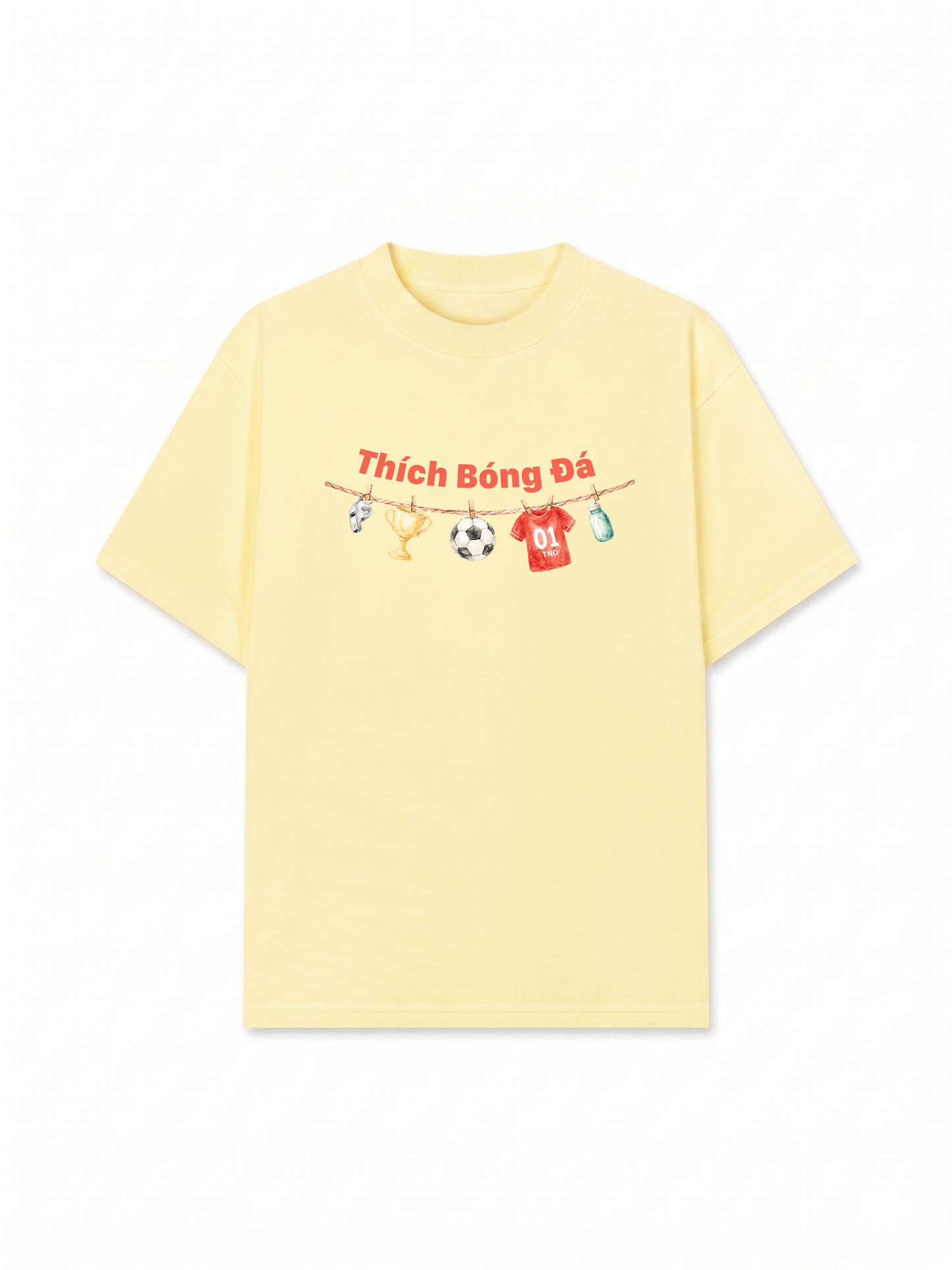 Áo Thun Relaxed Fit Thích Bóng Đá