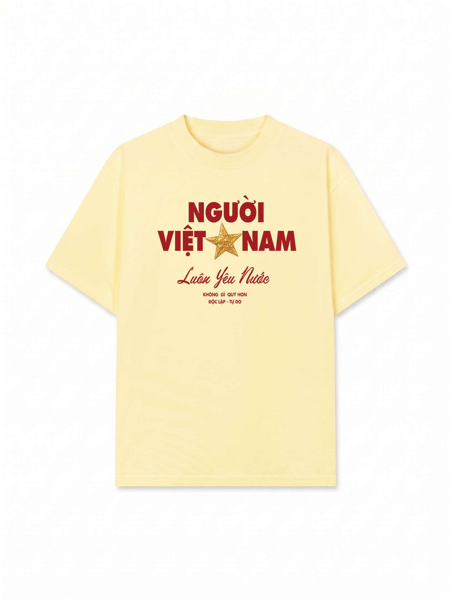Áo Thun Relaxed Fit Người Việt Nam - Luôn Yêu Nước