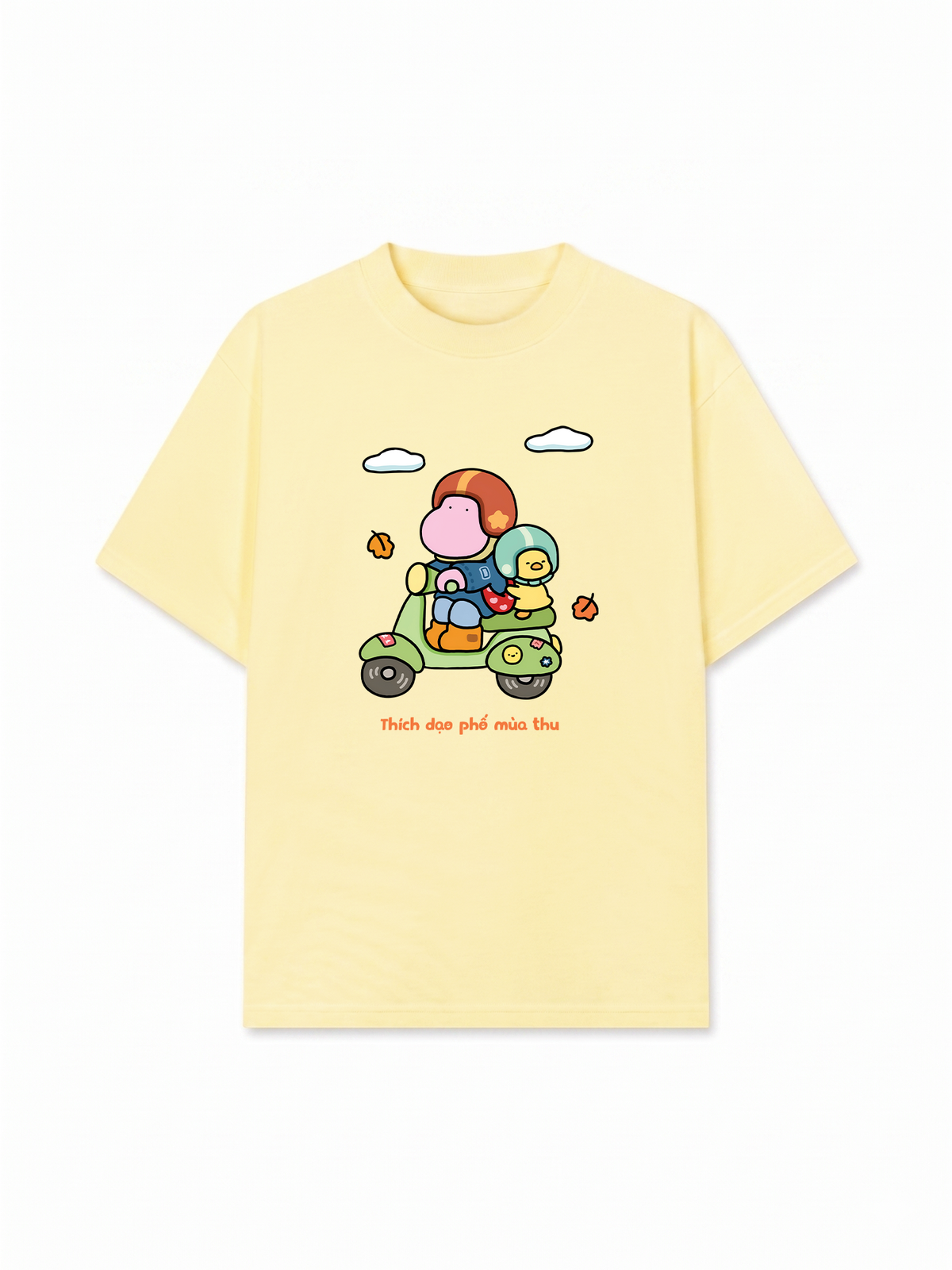 Áo Thun Relaxed Fit Thích Dạo Phố Mùa Thu