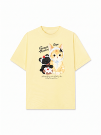 Áo Thun Relaxed Fit Bear And Bunny