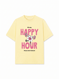 Áo Thun Relaxed Fit Happy Hour