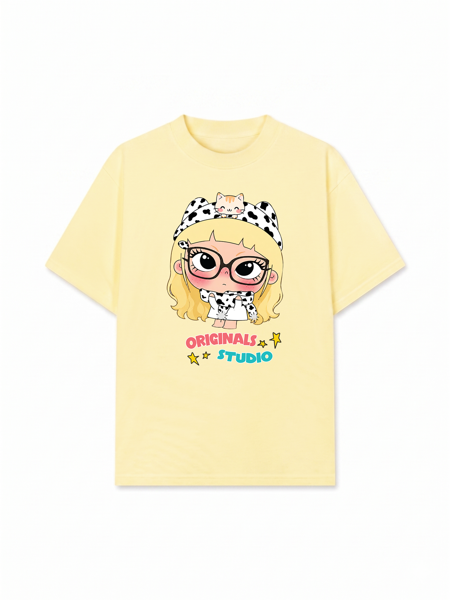 Áo Thun Relaxed Fit Cute Cow