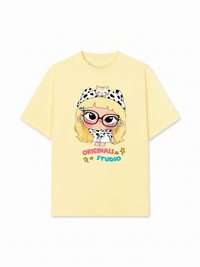 Áo Thun Relaxed Fit Cute Cow