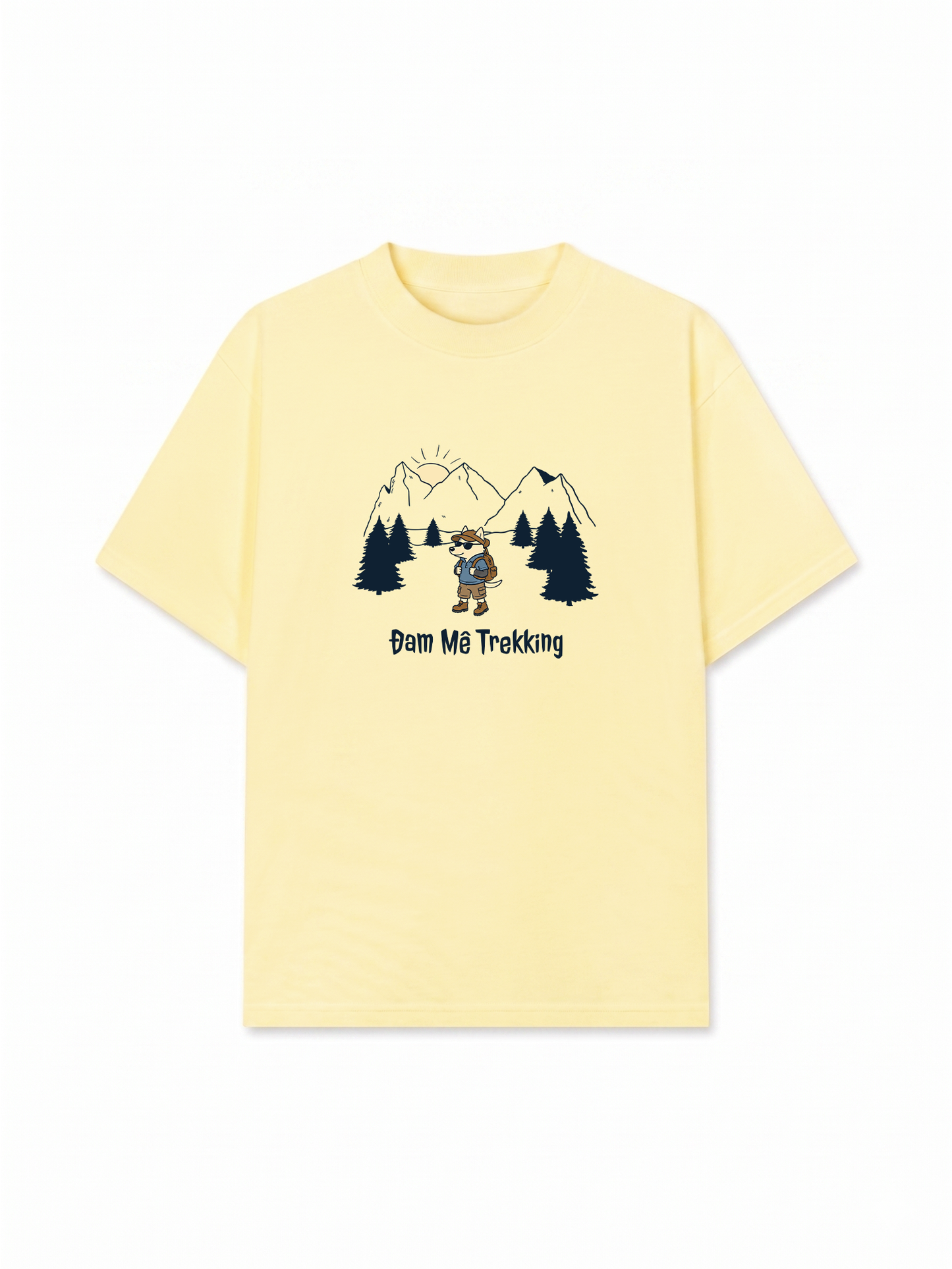 Áo Thun Relaxed Fit Đam Mê Trekking
