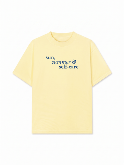 Áo Thun Relaxed Fit Sun Summer & Self Care