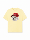 Áo Thun Relaxed Fit Puppy With Red Hat