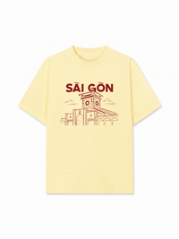 Áo Thun Relaxed Fit Chợ Bến Thành Sài Gòn