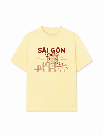 Áo Thun Relaxed Fit Chợ Bến Thành Sài Gòn