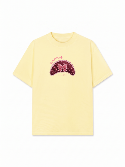 Áo Thun Relaxed Fit Croissant DIY