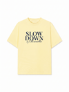 Áo Thun Relaxed Fit Slow Down & Breathe