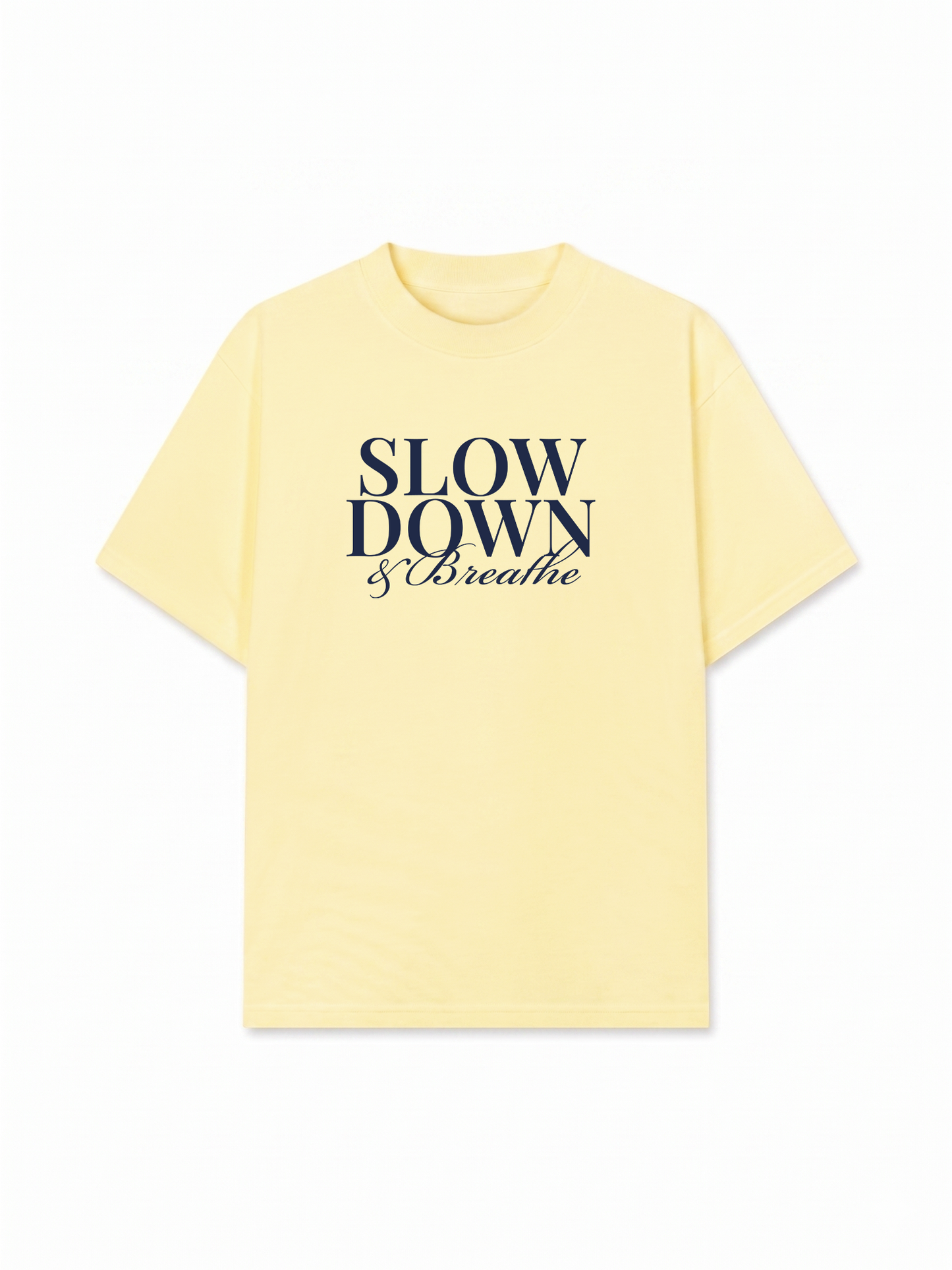 Áo Thun Relaxed Fit Slow Down & Breathe