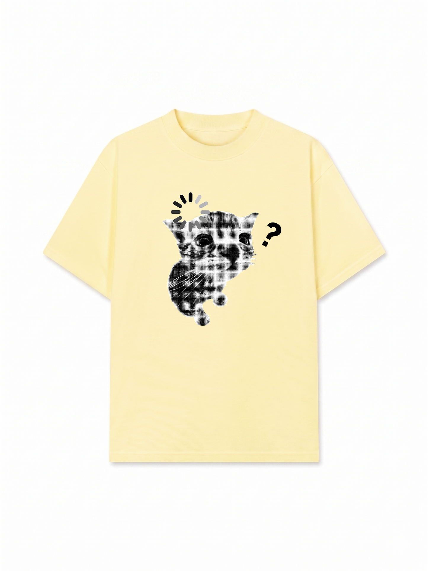 Áo Thun Relaxed Fit Loading Cat