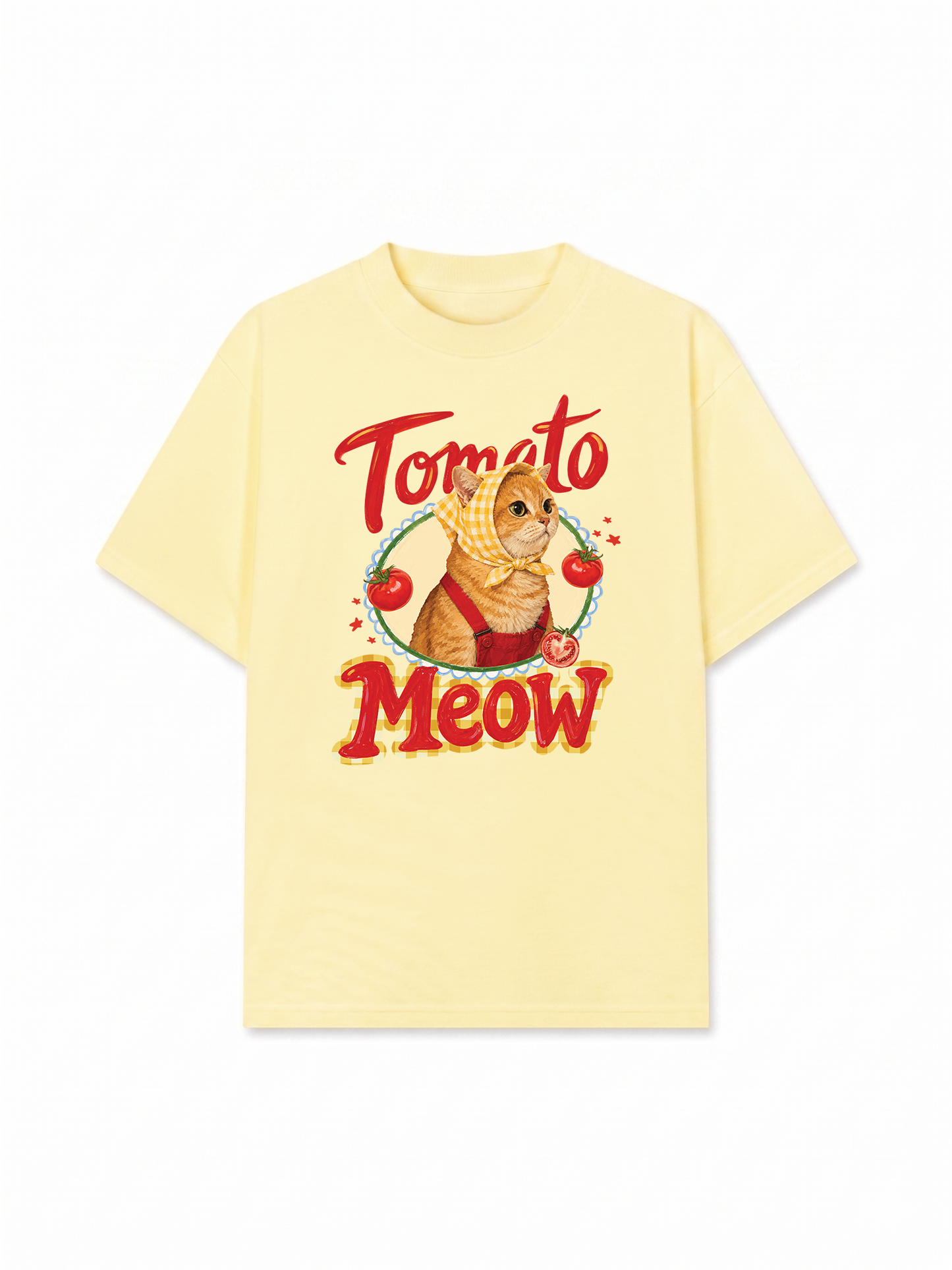 Áo Thun Relaxed Fit Tomato Meow