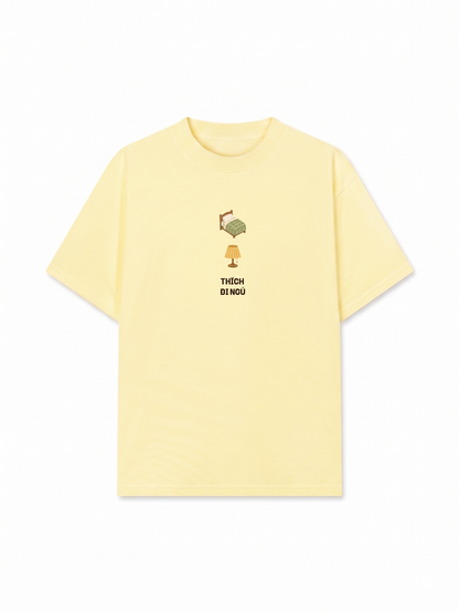 Áo Thun Relaxed Fit Thích Đi Ngủ