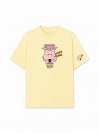 Áo Thun Relaxed Fit Good Mood Sushi Pig