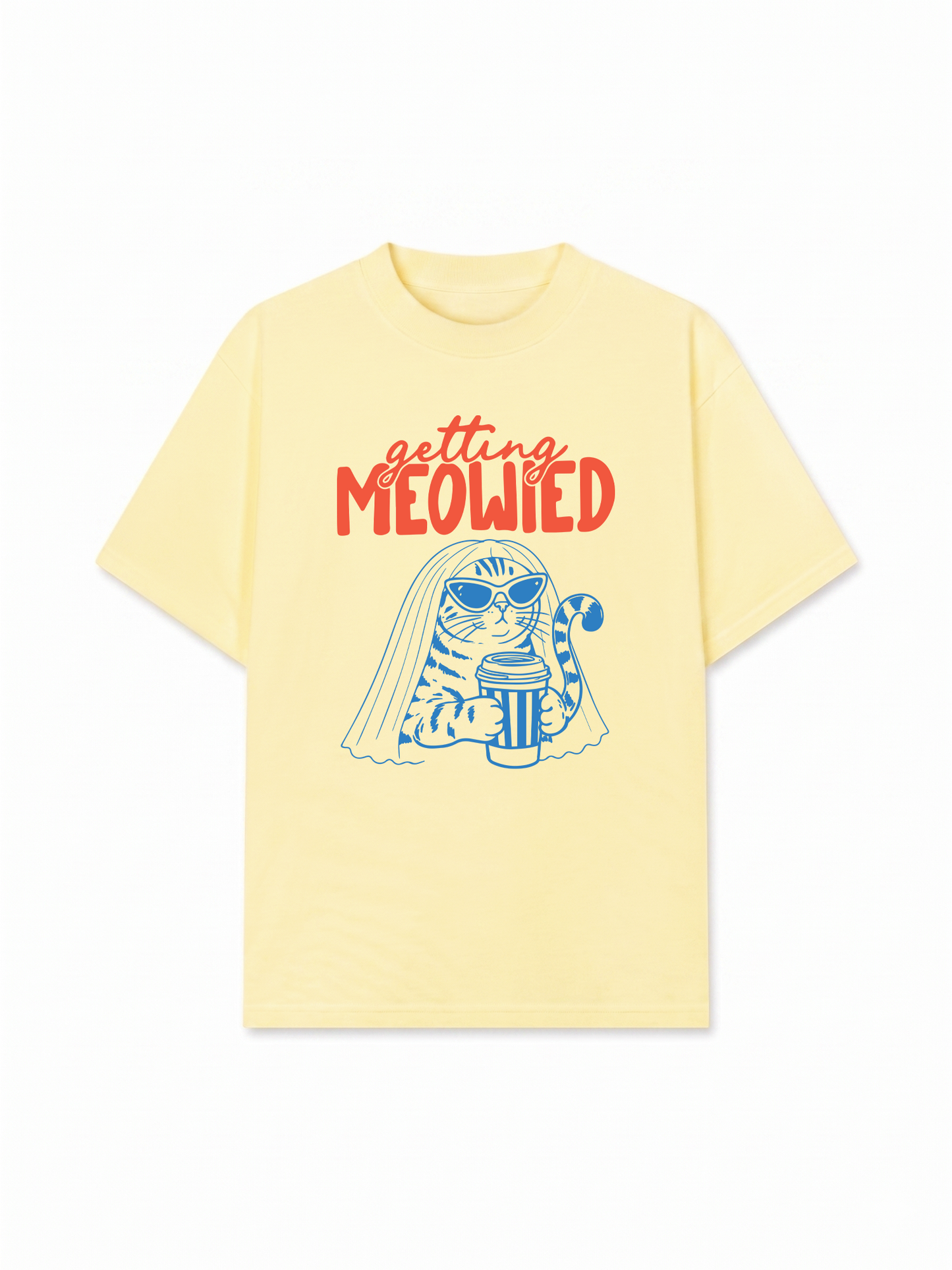 Áo Thun Relaxed Fit Getting Meowied